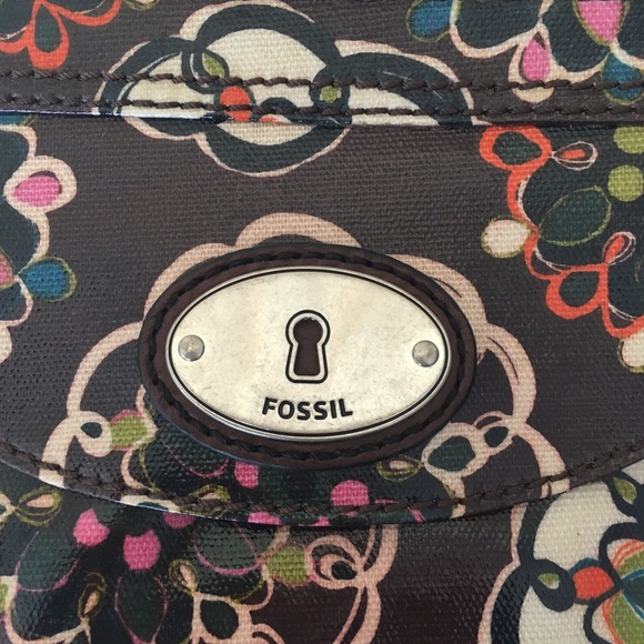 Fossil Bags Fossil Floral Canvas Coated Crossbody Bag Poshmark